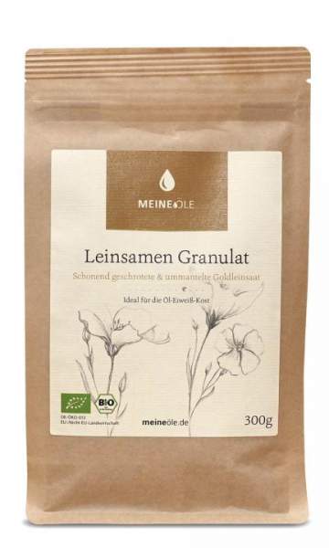 Leinsamen Granulat 300 Gramm von Meineöle